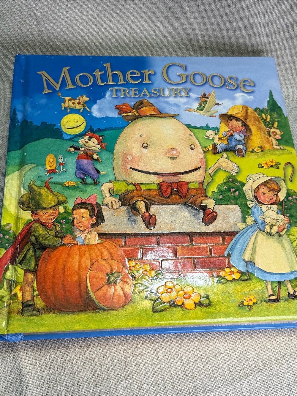Mother Goose Treasury Picture Book - Colorful Illustrated Cover